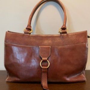 Franklin Covey Espresso Brown Tote Bag